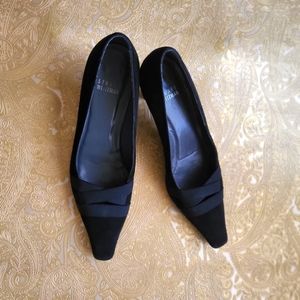 Stuart Weitzman Black Suede Shoes,  Size 6 or 6.5N